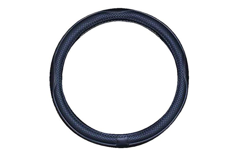 Mayco Bell Boat Steering Wheel Cover Microfiber Leather 13-13.5 inch (Black) - Image 1